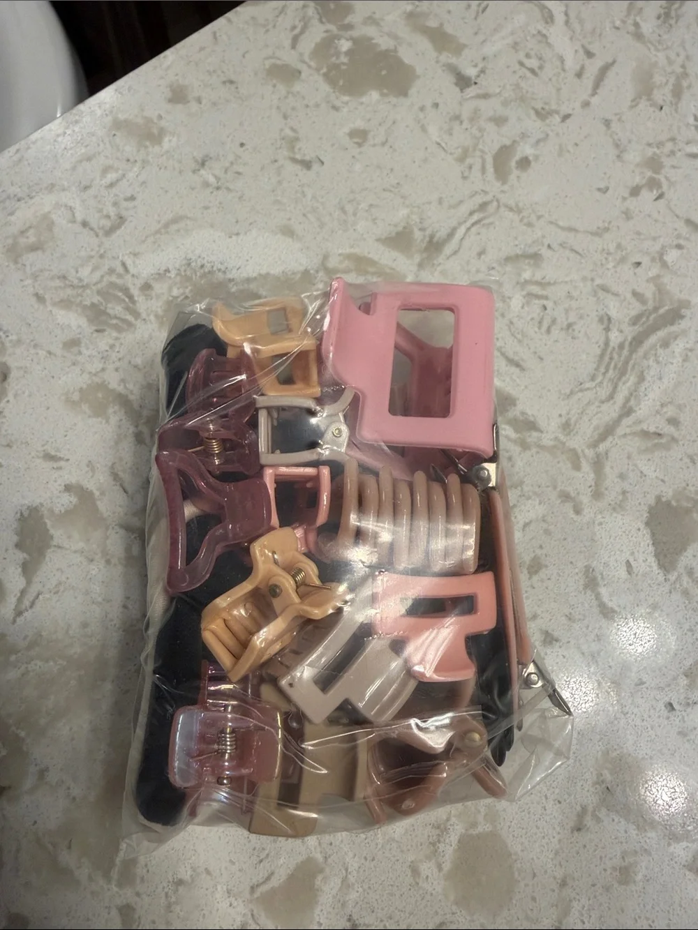 Assorted Pastel Hair Claw Clip Set - Multi-Color Women Accessories
